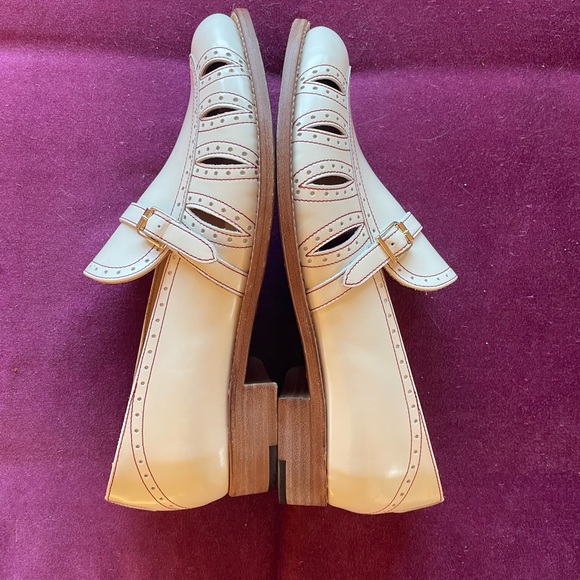 The Office of Angela Scott Cream Loafers - Picture 4 of 6